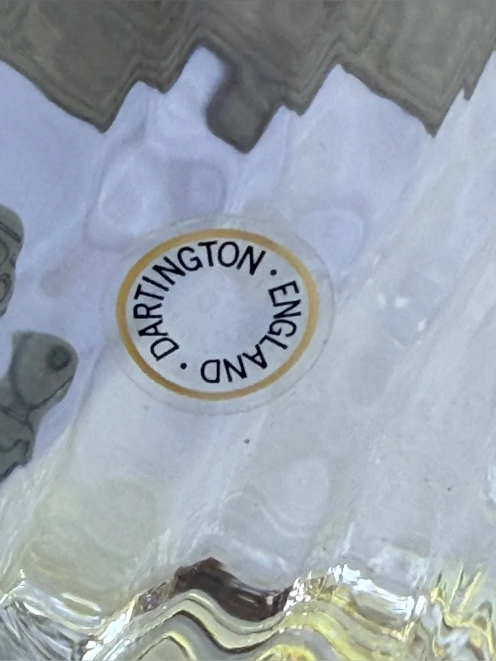 Dartington vintage glass